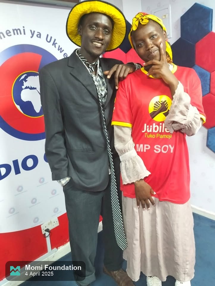 Director D and Tugen Finest at the Radio Citizen studio